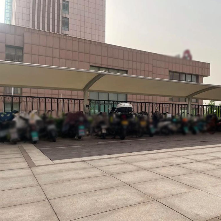 罗田县膜结构电动车棚